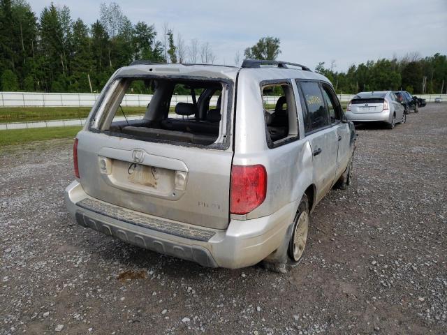 Photo 4 from auction – 2004 HONDA PILOT EXL with VIN 2HKYF18574H623521