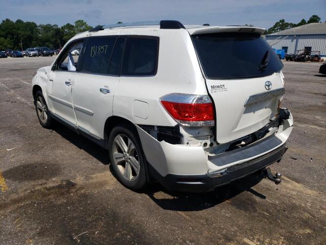 Photo 3 from auction – 2013 TOYOTA HIGHLANDER with VIN 5TDDK3EH8DS234952