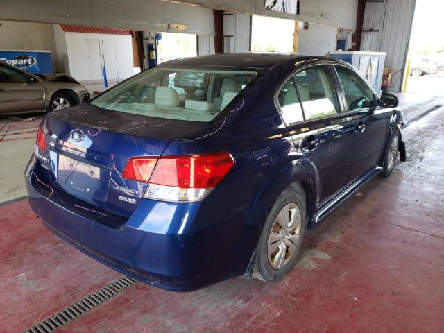 Photo 4 from auction – 2011 SUBARU LEGACY 2.5 with VIN 4S3BMBA67B3252485