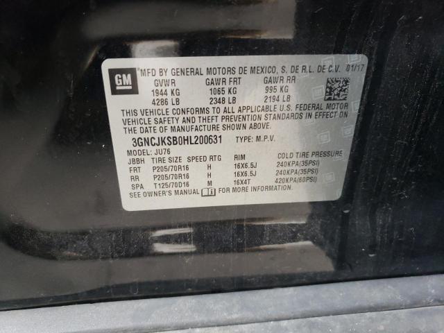 Photo 10 from auction – 2017 CHEVROLET TRAX LS with VIN 3GNCJKSB0HL200631