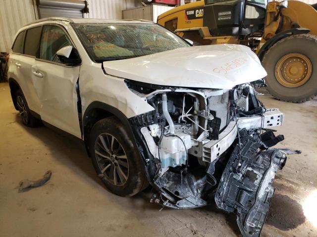 TOYOTA HIGHLANDER 2019 with VIN 5TDJZRFH4KS598623 - Photo from auction