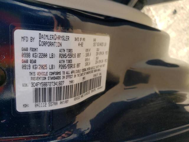 Photo 10 from auction – 2002 CHRYSLER PT CRUISER with VIN 3C4FY58B72T341827