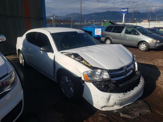 DODGE AVENGER SE 2014 with VIN 1C3CDZABXEN224686 - Photo from auction