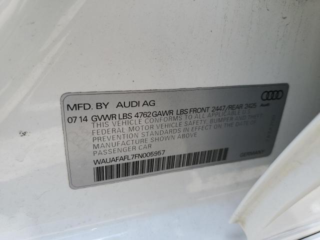 Photo 10 from auction – 2015 AUDI A4 PREMIUM with VIN WAUAFAFL7FN005957