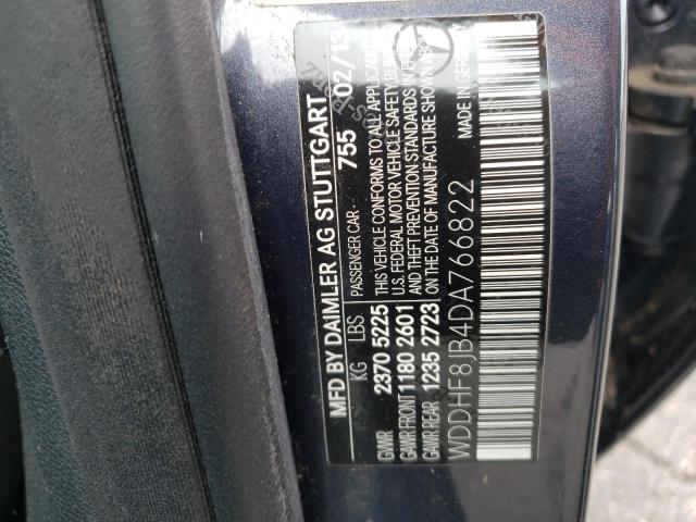 Photo 10 from auction – 2013 MERCEDES-BENZ E 350 4MAT with VIN WDDHF8JB4DA766822