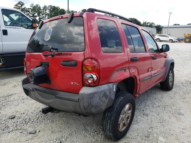 Photo 4 from auction – 2004 JEEP LIBERTY SP with VIN 1J4GL48K04W312979