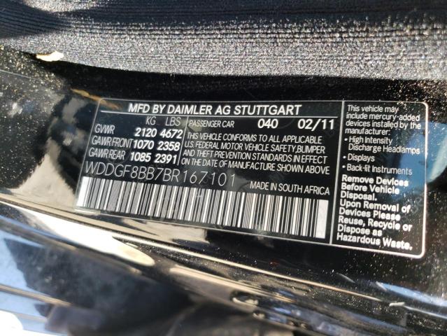 Photo 10 from auction – 2011 MERCEDES-BENZ C 300 4MAT with VIN WDDGF8BB7BR167101