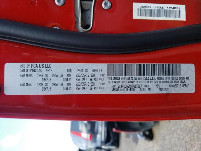 Photo 10 from auction – 2017 DODGE JOURNEY CR with VIN 3C4PDDGGXHT615067