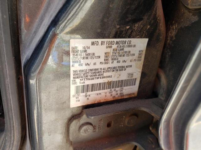 Photo 10 from auction – 2015 FORD F250 SUPER with VIN 1FT7W2BT9FEB93552
