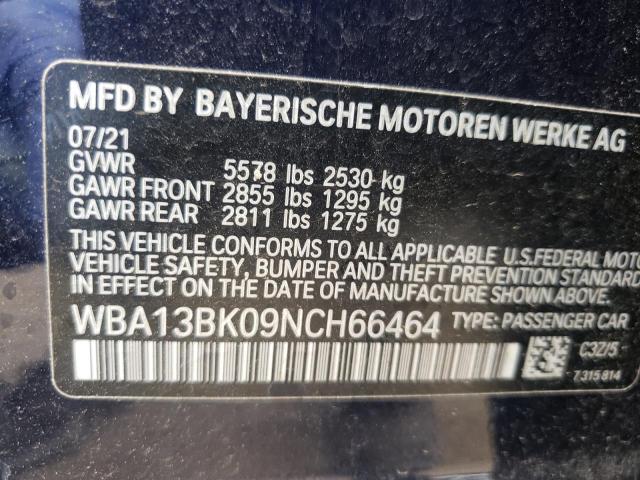 Photo 10 from auction – 2022 BMW M550XI with VIN WBA13BK09NCH66464