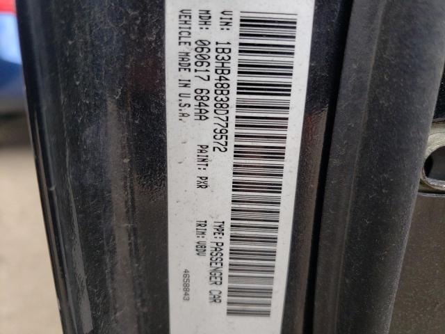 Photo 10 from auction – 2008 DODGE CALIBER SX with VIN 1B3HB48B38D779572