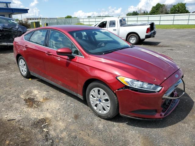 FORD FUSION S 2013 with VIN 3FA6P0G7XDR161945 - Photo from auction