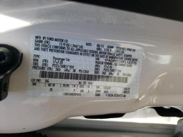 Photo 10 from auction – 2015 FORD C-MAX PREM with VIN 1FADP5CU0FL123772