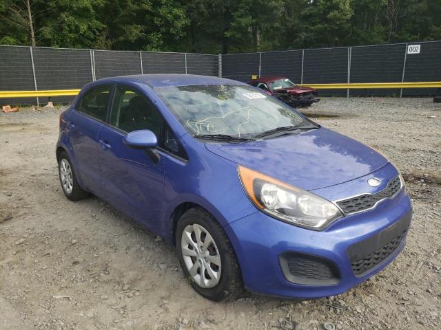 KIA RIO EX 2013 with VIN KNADN5A35D6128436 - Photo from auction