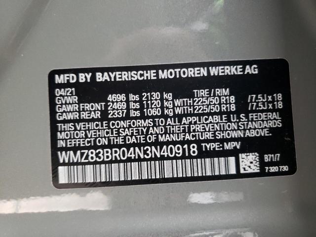 Photo 10 from auction – 2022 MINI COOPER S C with VIN WMZ83BR04N3N40918