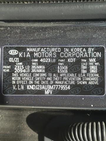 Photo 10 from auction – 2021 KIA SOUL LX with VIN KNDJ23AU3M7779554