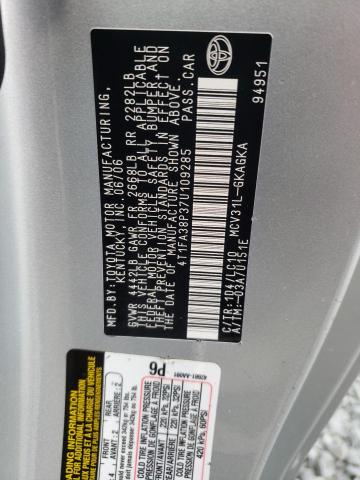 Photo 10 from auction – 2007 TOYOTA SOLARA with VIN 4T1FA38P37U109285