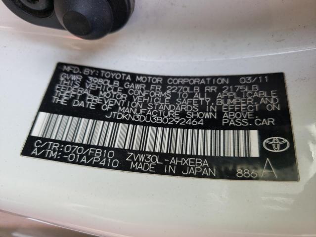 Photo 10 from auction – 2011 TOYOTA PRIUS with VIN JTDKN3DU3B0292464