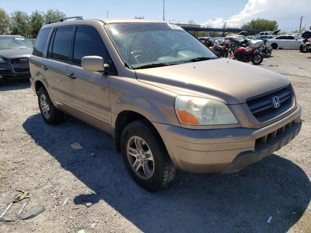 HONDA PILOT EXL 2004 with VIN 2HKYF18584H597592 - Photo from auction