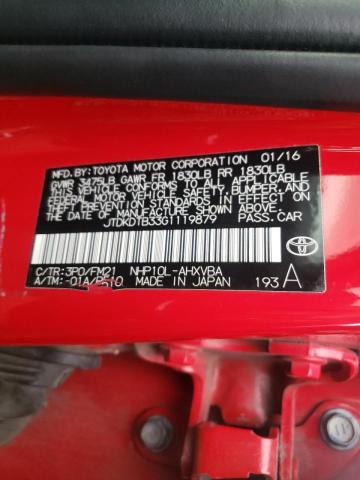 Photo 10 from auction – 2016 TOYOTA PRIUS C with VIN JTDKDTB33G1119879