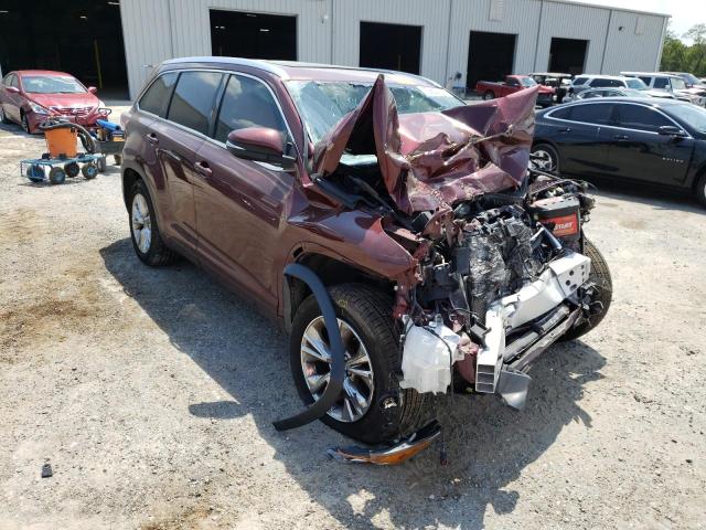 TOYOTA HIGHLANDER 2015 with VIN 5TDKKRFH8FS051014 - Photo from auction