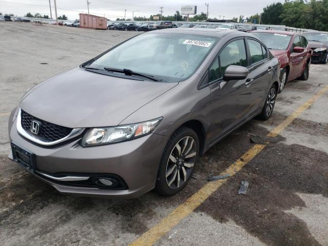 Photo 2 from auction – 2014 HONDA CIVIC EXL with VIN 19XFB2F96EE058313