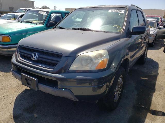 Photo 2 from auction – 2005 HONDA PILOT EX with VIN 2HKYF18435H554240