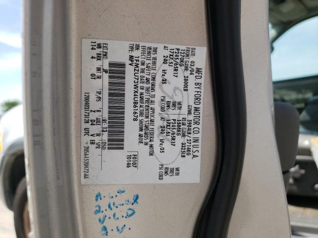 Photo 10 from auction – 2004 FORD EXPLORER X with VIN 1FMZU73WX4UB61678