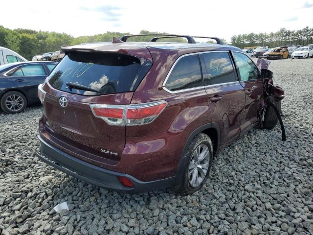 Photo 4 from auction – 2015 TOYOTA HIGHLANDER with VIN 5TDJKRFH9FS211705