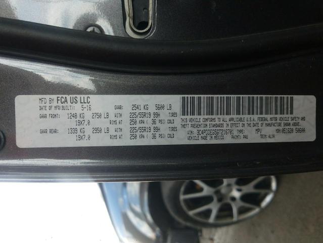 Photo 10 from auction – 2016 DODGE JOURNEY R/ with VIN 3C4PDDEG5GT216701