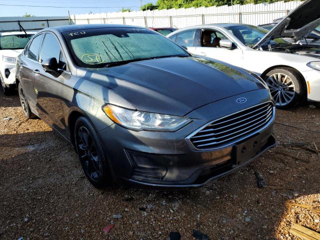 FORD FUSION SE 2019 with VIN 3FA6P0HD4KR250802 - Photo from auction