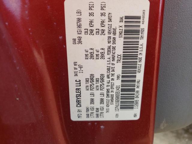 Photo 10 from auction – 2008 DODGE RAM 1500 S with VIN 1D7HU18268S551431