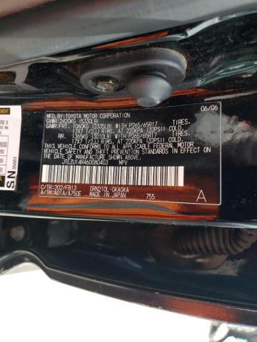 Photo 10 from auction – 2006 TOYOTA 4RUNNER SR with VIN JTEZU14R460080403