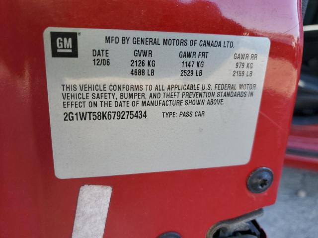 Photo 10 from auction – 2007 CHEVROLET IMPALA LT with VIN 2G1WT58K679275434
