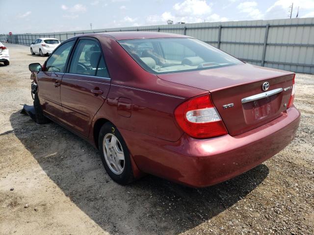 Photo 3 from auction – 2002 TOYOTA CAMRY LE with VIN 4T1BF32K72U012726