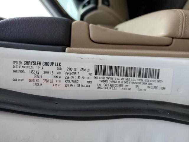 Photo 10 from auction – 2015 JEEP GRAND CHER with VIN 1C4RJFAG6FC710868