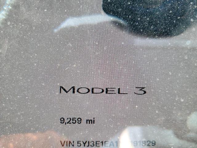 Photo 8 from auction – 2022 TESLA MODEL 3 with VIN 5YJ3E1EA1NF191829