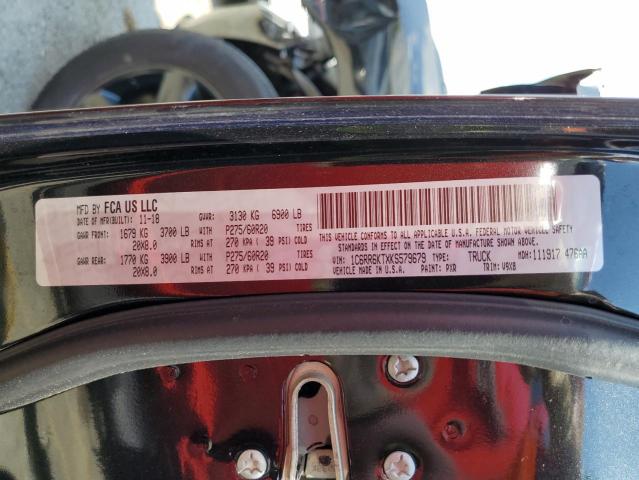 Photo 10 from auction – 2019 RAM 1500 CLASS with VIN 1C6RR6KTXKS579679