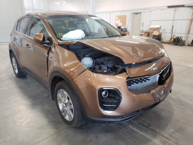 KIA SPORTAGE L 2017 with VIN KNDPMCAC2H7158923 - Photo from auction