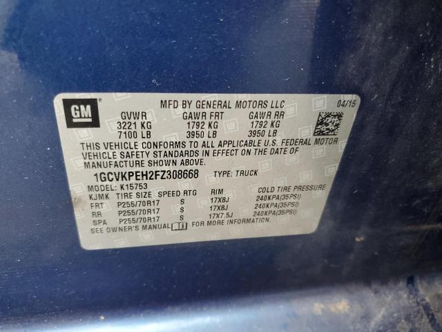 Photo 10 from auction – 2015 CHEVROLET SILVERADO with VIN 1GCVKPEH2FZ308668