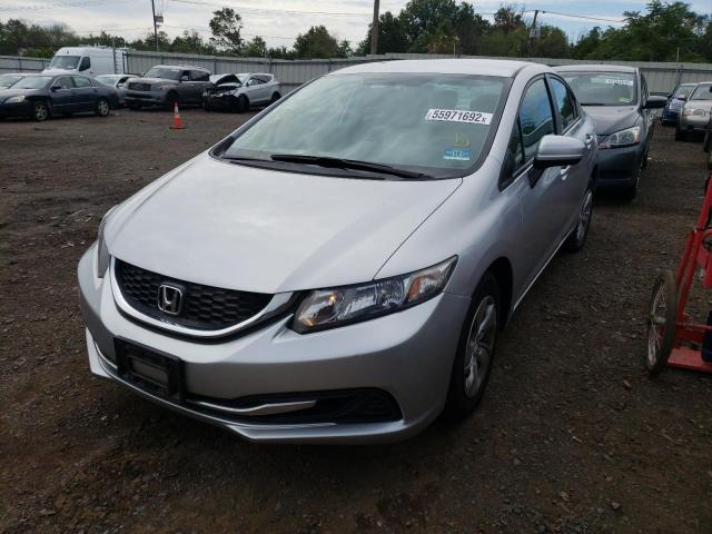 Photo 2 from auction – 2015 HONDA CIVIC LX with VIN 19XFB2F52FE287313