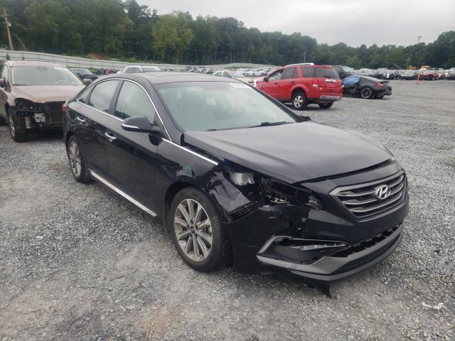 HYUNDAI SONATA SPO 2017 with VIN 5NPE34AF2HH567199 - Photo from auction