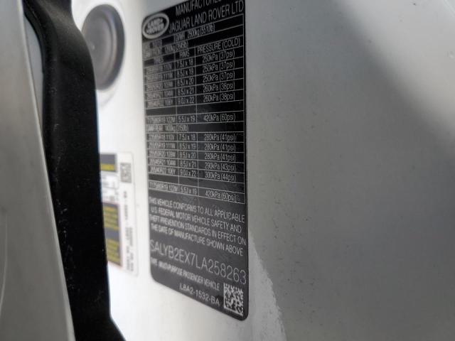 Photo 10 from auction – 2020 LAND ROVER RANGE ROVE with VIN SALYB2EX7LA258263