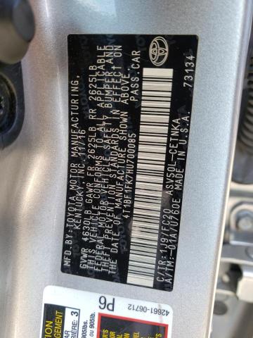 Photo 10 from auction – 2017 TOYOTA CAMRY LE with VIN 4T1BF1FK7HU700085