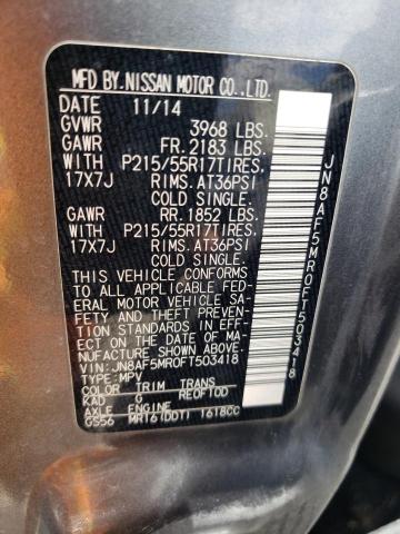 Photo 10 from auction – 2015 NISSAN JUKE S with VIN JN8AF5MR0FT503418
