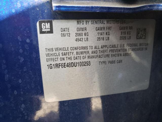 Photo 10 from auction – 2013 CHEVROLET VOLT with VIN 1G1RF6E48DU100293