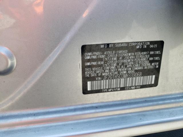 Zdjęcie 10 z aukcji – 2021 SUBARU CROSSTREK z VIN JF2GTHSC0MH339068