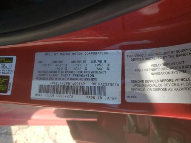 Photo 10 from auction – 2011 MAZDA SPEED 3 with VIN JM1BL1K39B1409169