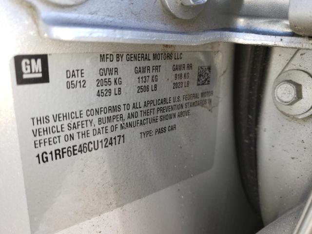 Photo 10 from auction – 2012 CHEVROLET VOLT with VIN 1G1RF6E46CU124171