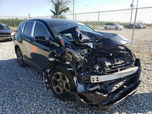 HONDA CR-V EX 2019 with VIN 7FARW2H59KE002050 - Photo from auction